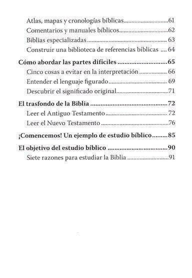 El estudio de la Biblia a tu alcance