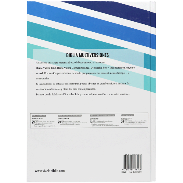 Biblia multi versiones Tapa Dura BMV83 - Image 3