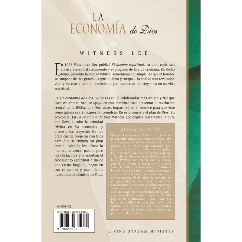 La Economía de Dios