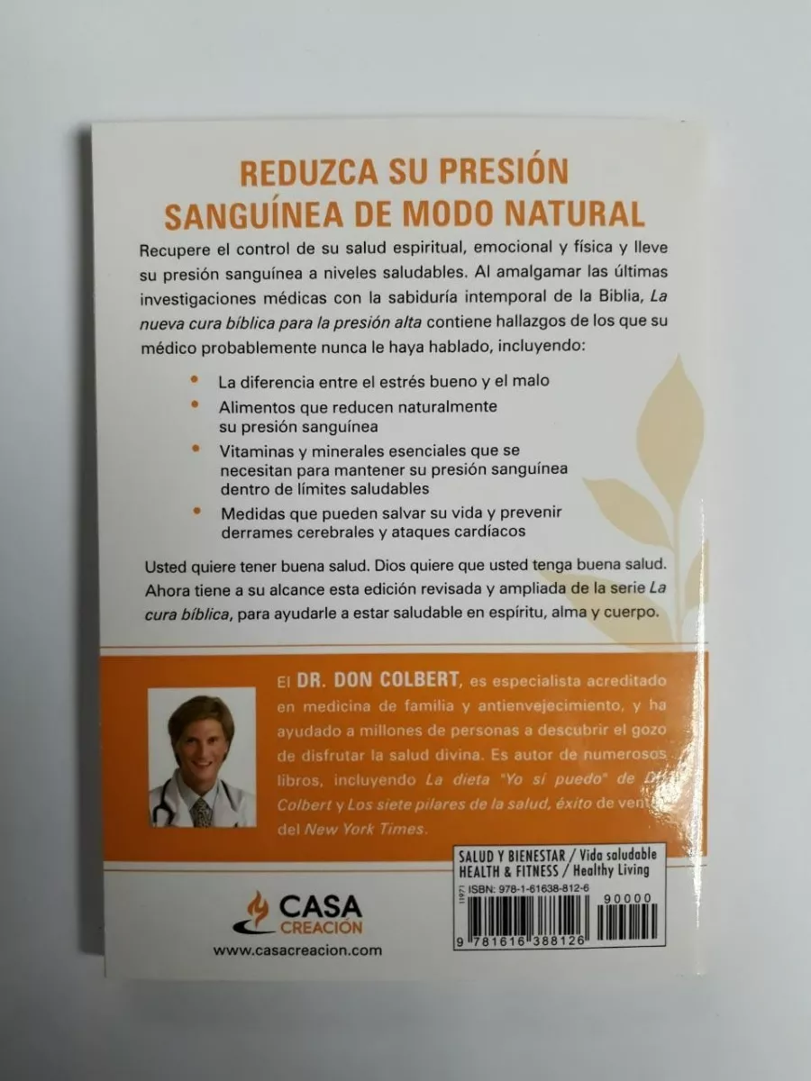La nueva cura Bíblica para la presión alta