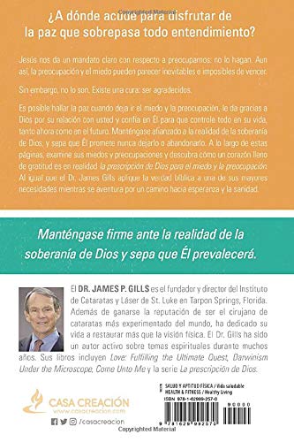 La prescripción de Dios para el miedo y la preocupación
