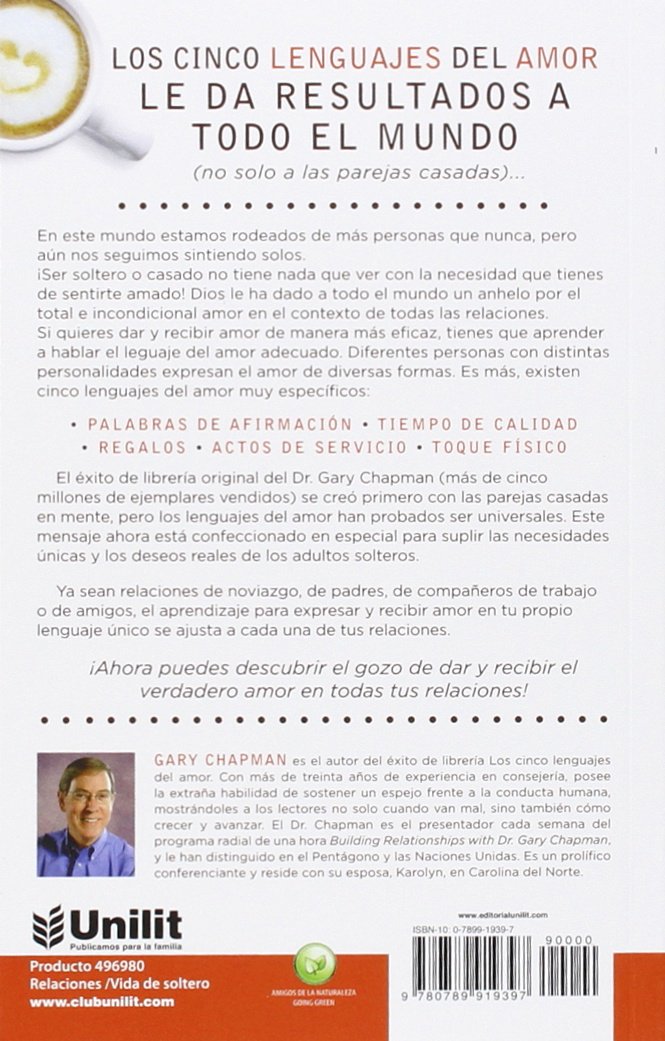Los cinco lenguajes del amor para solteros