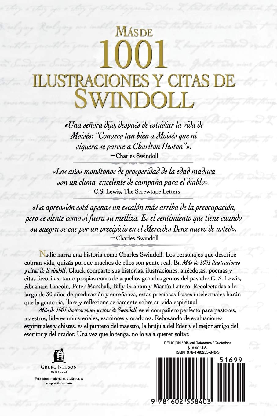 Más de 1001 Ilustraciones y Citas de Swindoll