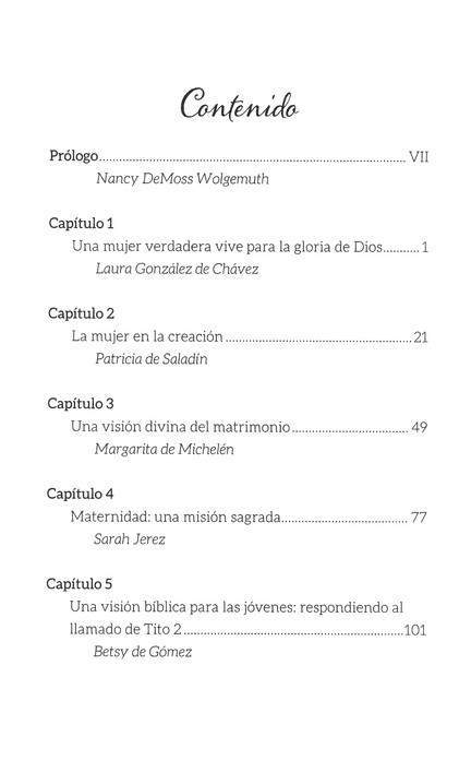 Mujer verdadera