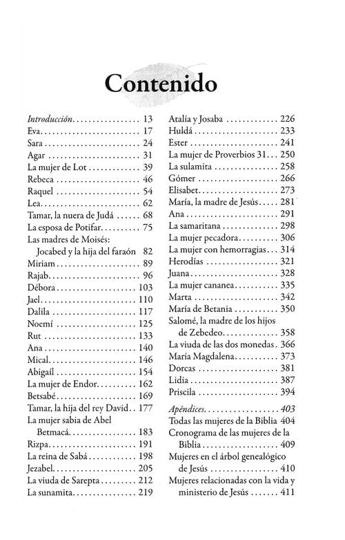 Mujeres De La Biblia: Un Devocional De Estudio Para Un Año..
