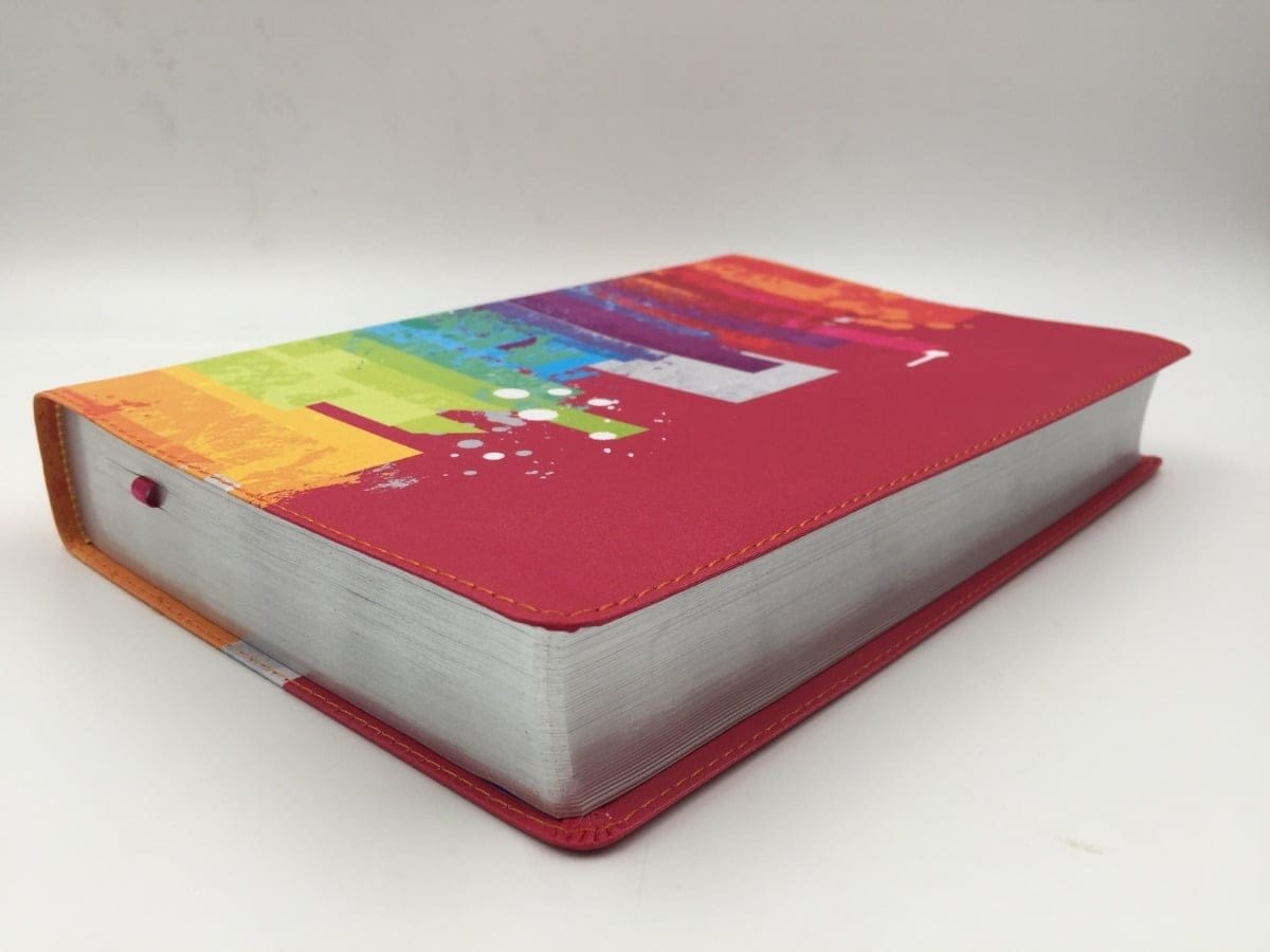 Ntv Biblia De Estudio Arco Iris, Acuarela S/ Frambuesa Si