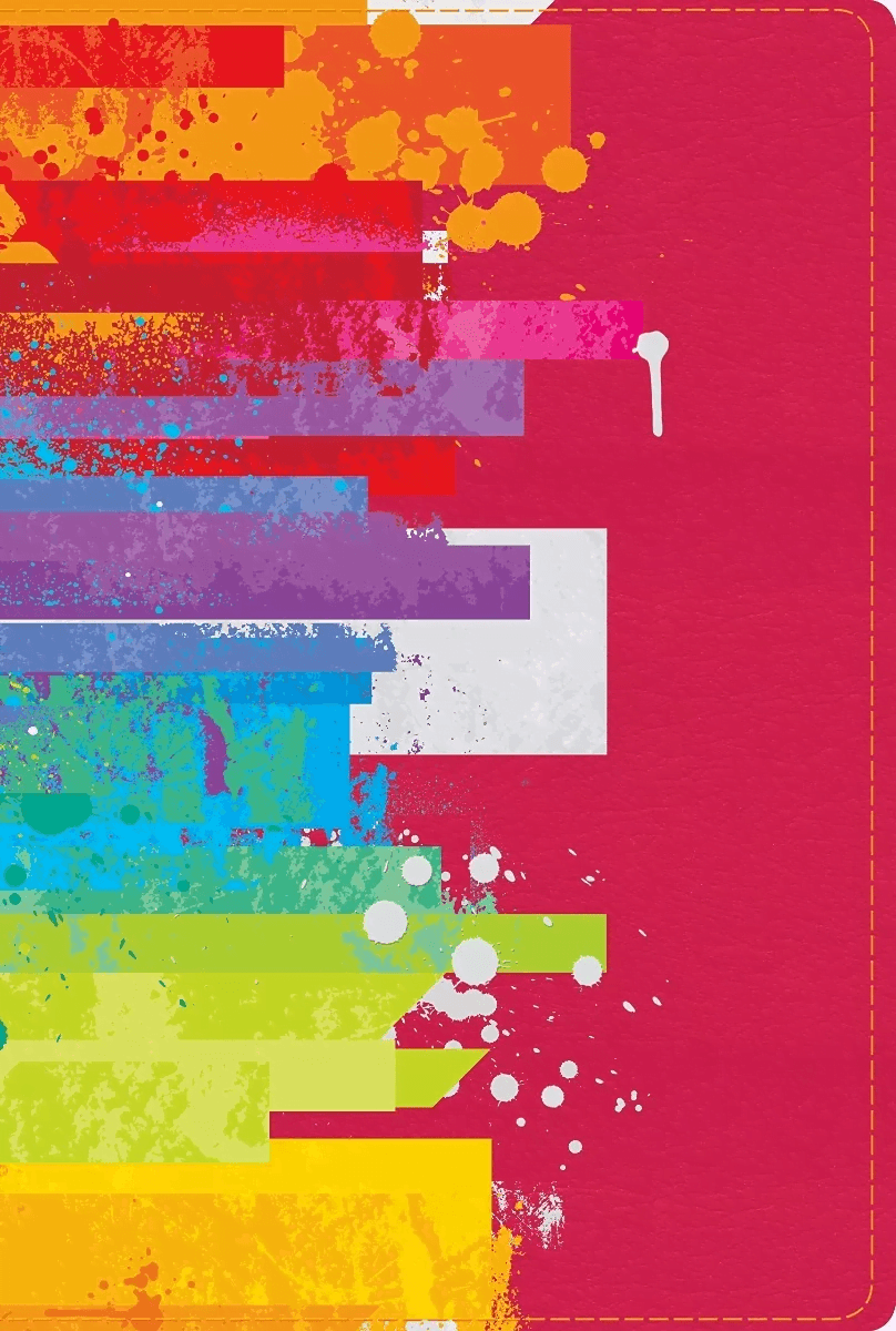 Ntv Biblia De Estudio Arco Iris, Acuarela S/ Frambuesa Si