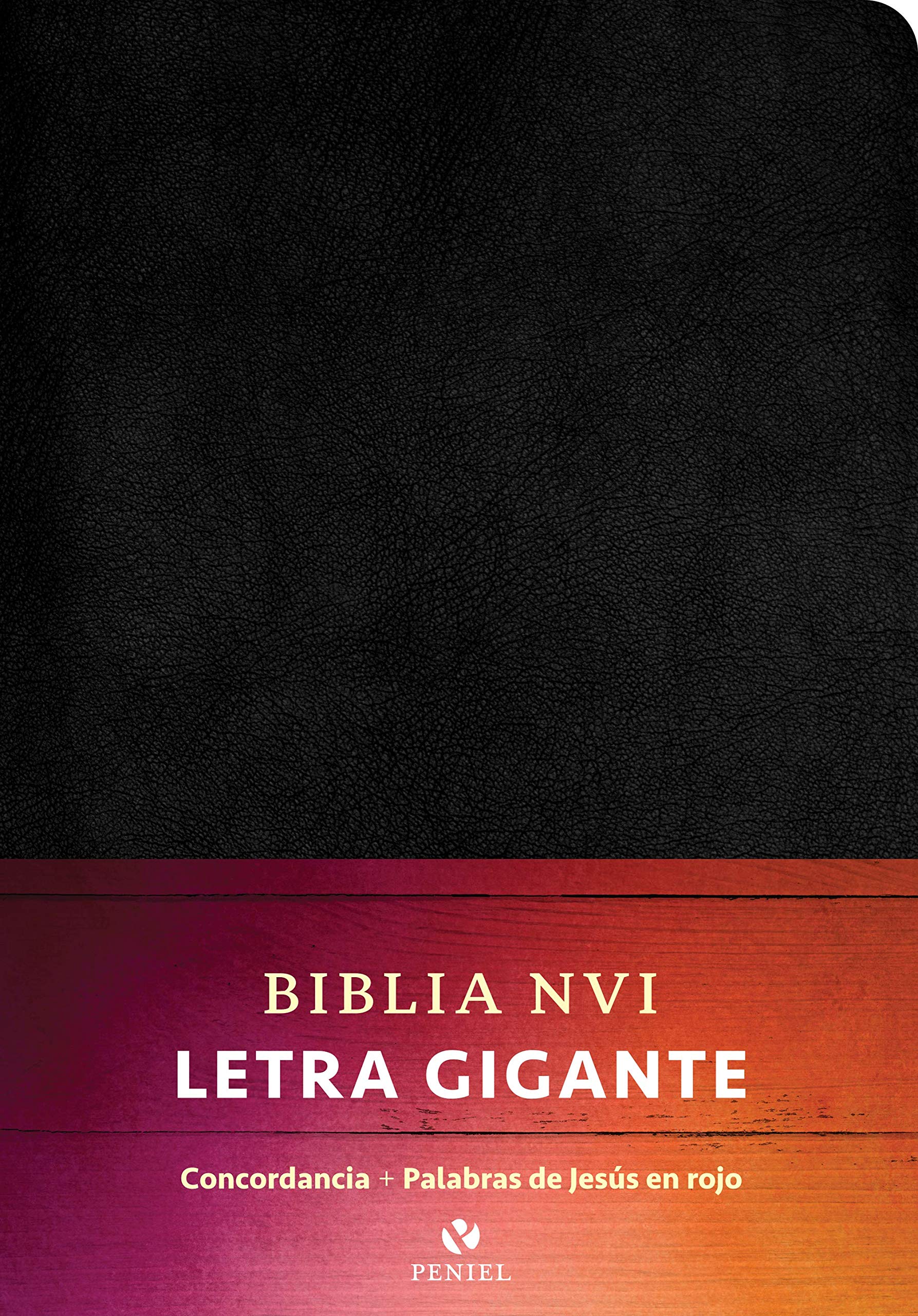 NVI Biblia Letra Gigante Negro, Piel Fabricada.