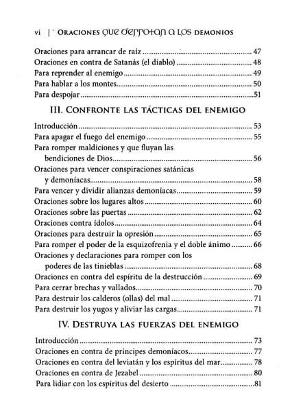 Oraciones Que Derrotan A Los Demonios