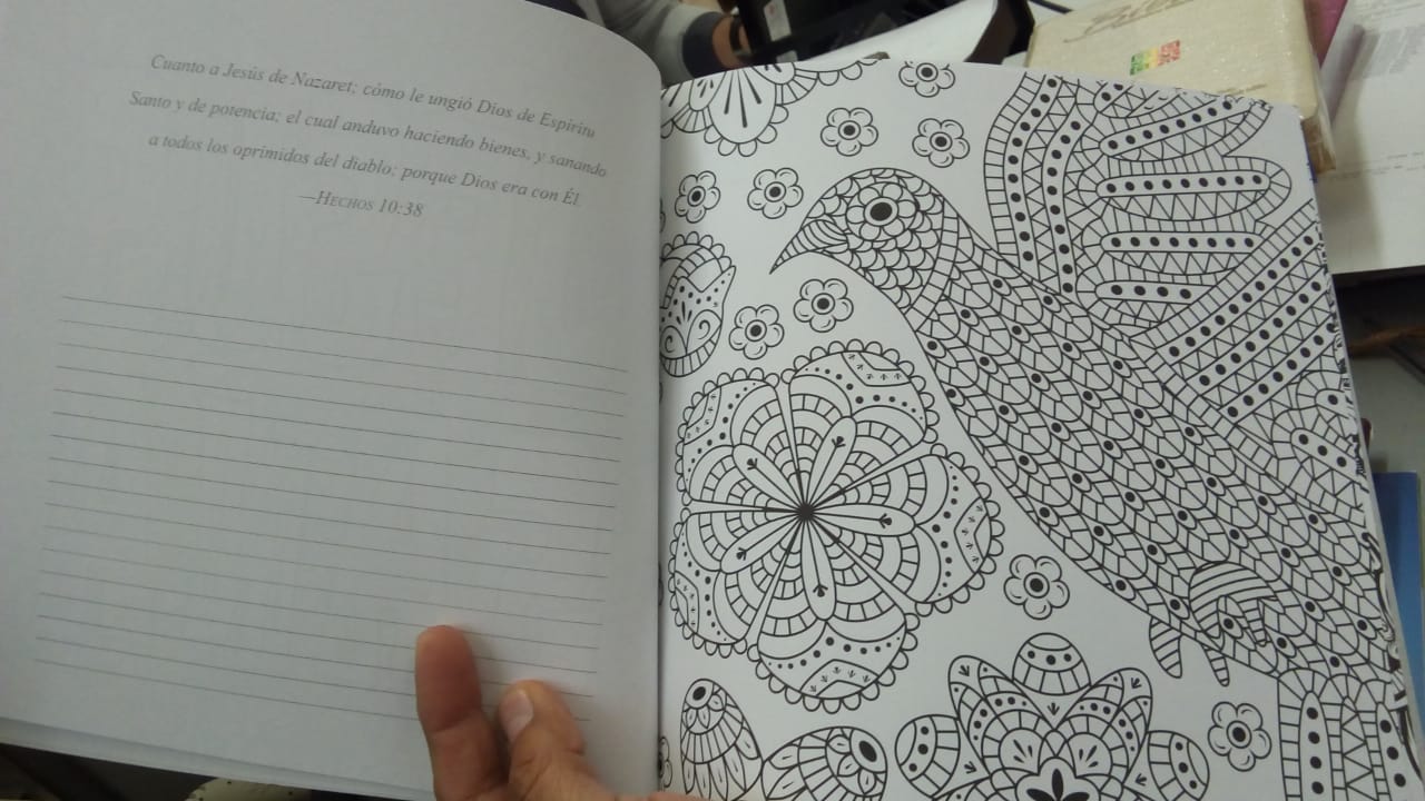 Palabras Que Sanan, Diario De Oración Y Libro De Colorear