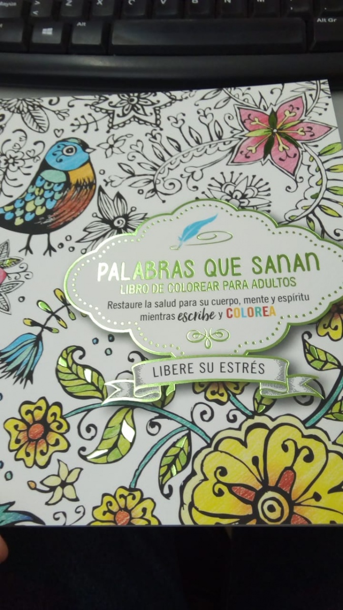 Palabras Que Sanan, Diario De Oración Y Libro De Colorear