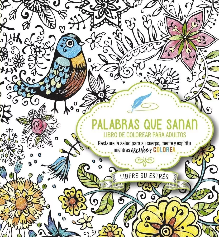 Palabras Que Sanan, Diario De Oración Y Libro De Colorear