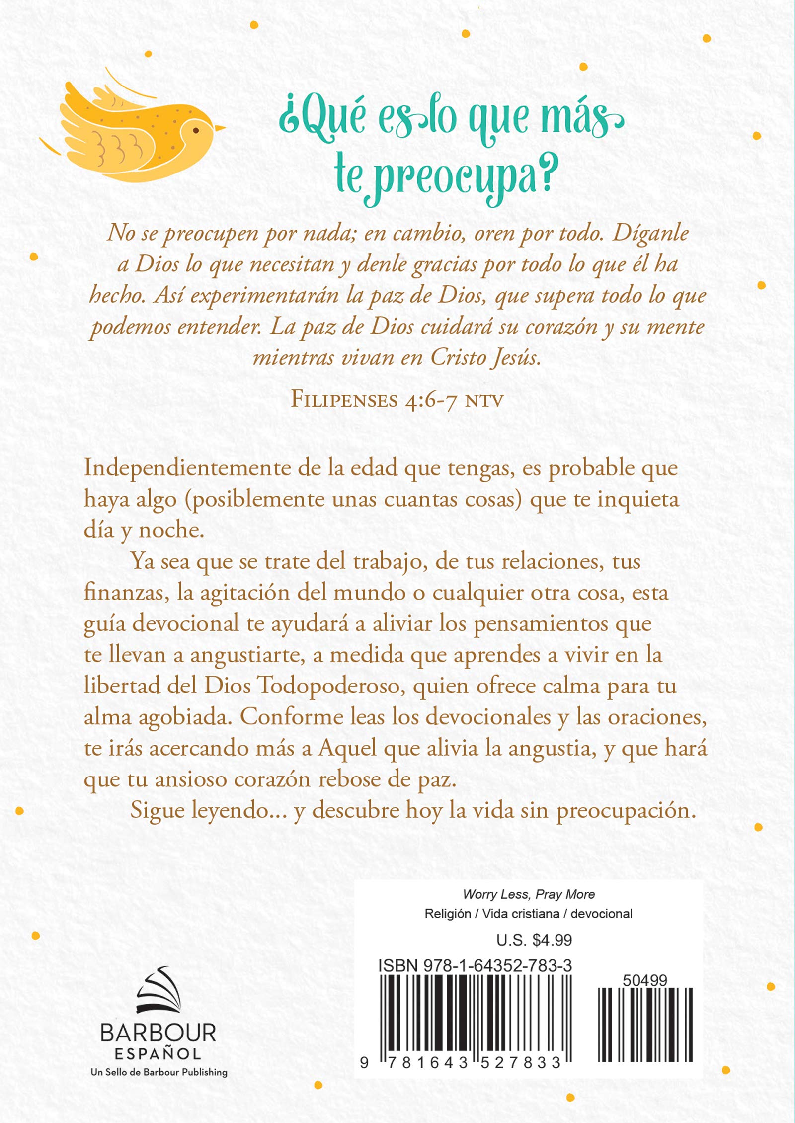 Preocúpate Menos y Ora Más