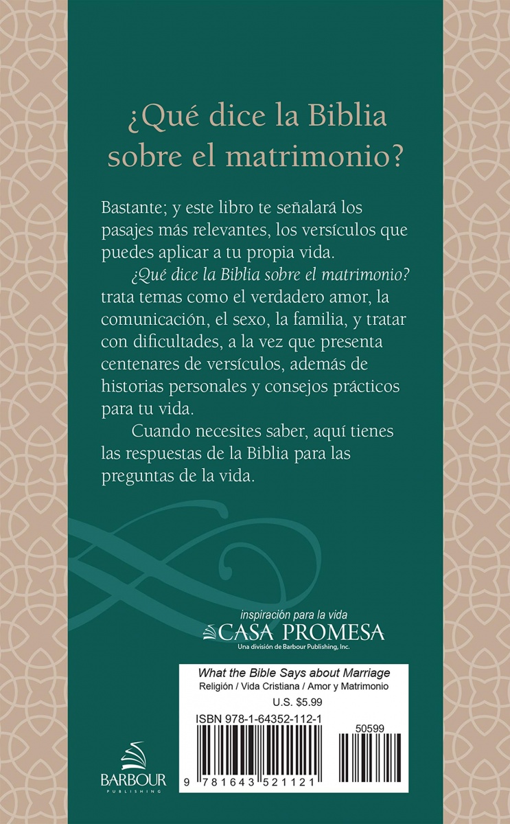 ¿Qué dice la Biblia sobre el matrimonio?
