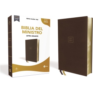 Reina Valera 1960 Biblia del Ministro Letra Gigante Café