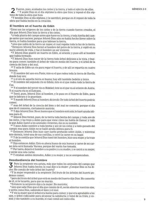 Rvr 1960 Biblia De Apuntes – Azul – Piel Genuina Y Tela…