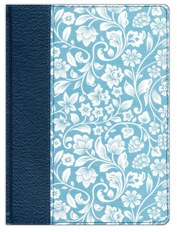 Rvr 1960 Biblia De Apuntes – Azul – Piel Genuina Y Tela…