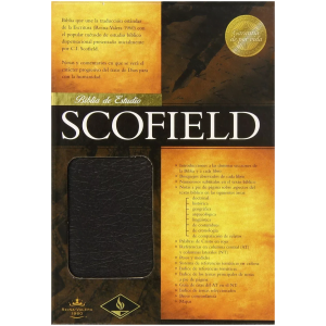Rvr 1960 Biblia De Estudio Scofield, Piel, Negro