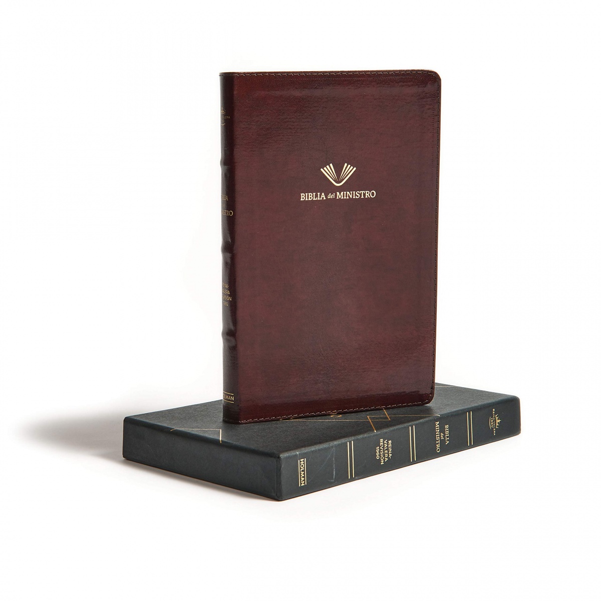 RVR 1960 Biblia del ministro, caoba fino piel fabricada