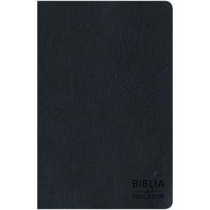 RVR 1960 Biblia del Pescador letra grande, azul símil piel