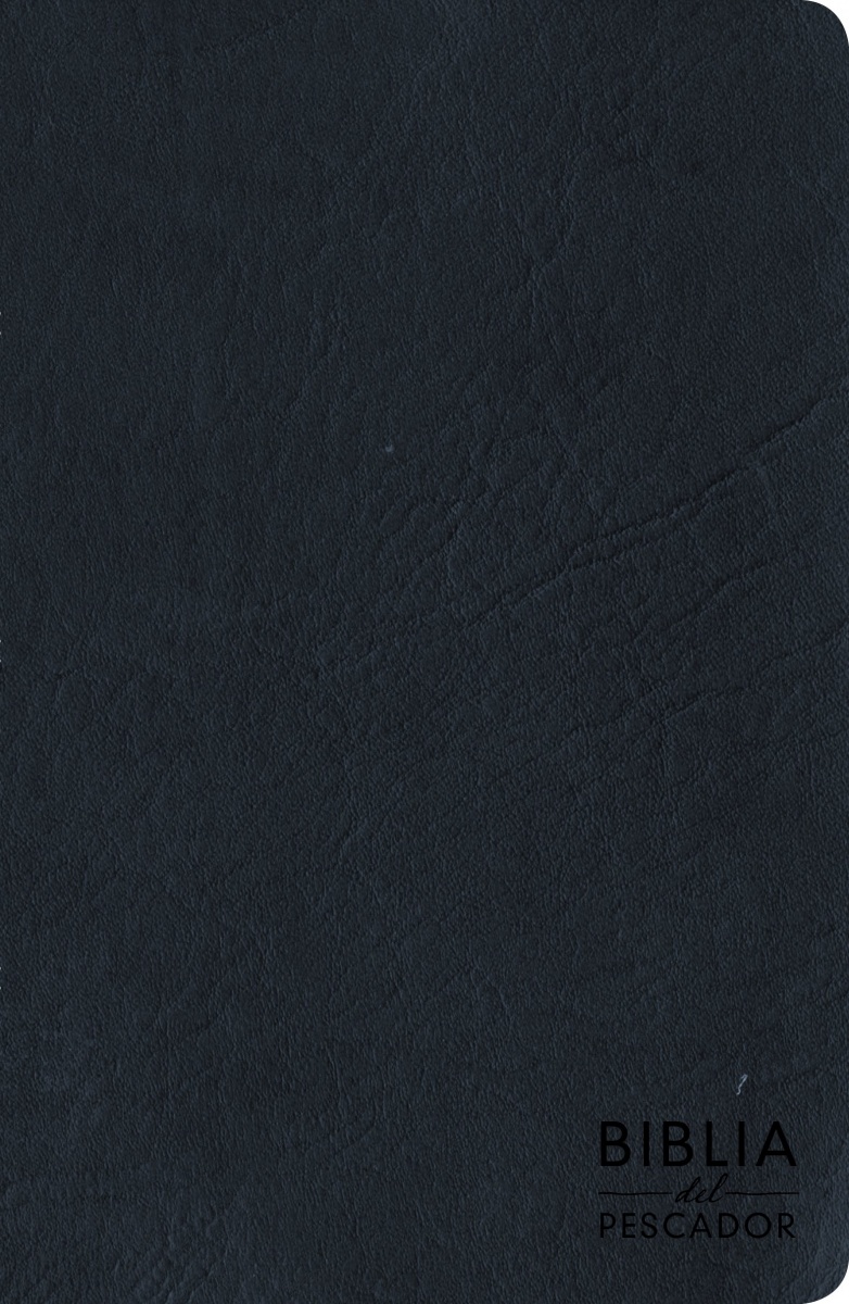 RVR 1960 Biblia del Pescador letra grande, azul símil piel
