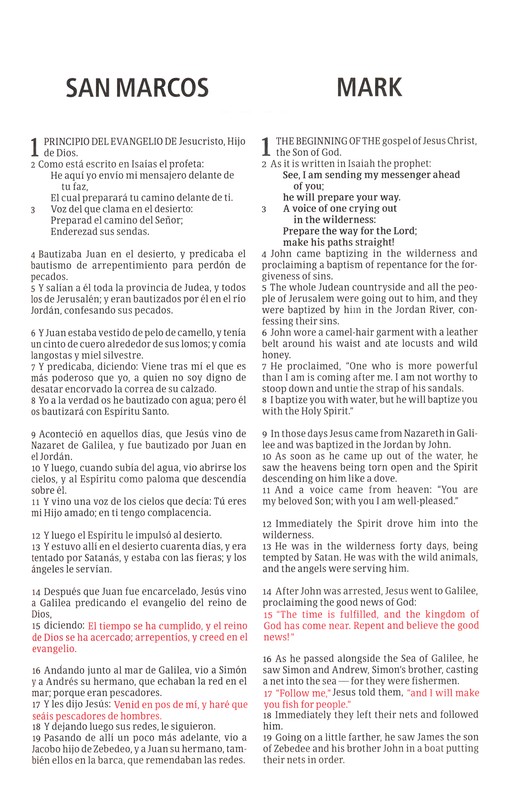 RVR 1960/CSB Biblia bilingüe tapa dura
