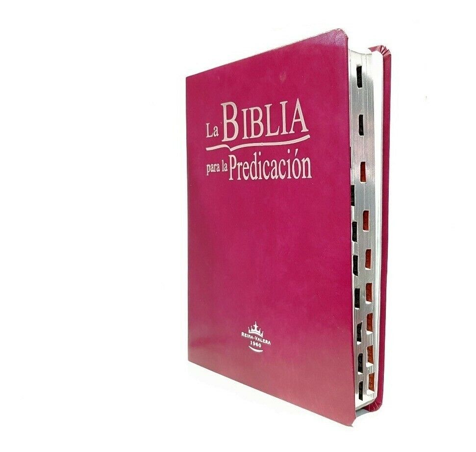 Rvr60 Biblia De La Predicación Púrpura Con Índice