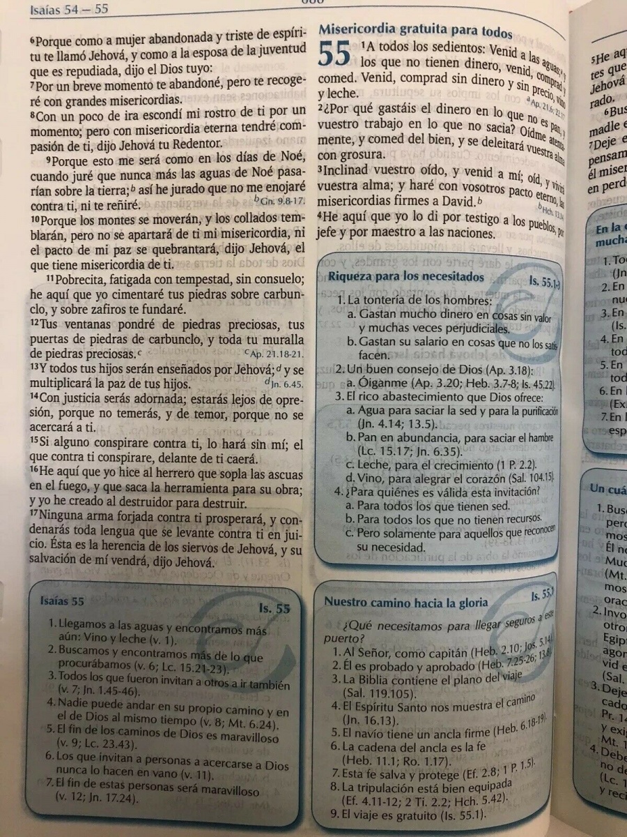 Rvr60 Biblia De La Predicación Púrpura Con Índice