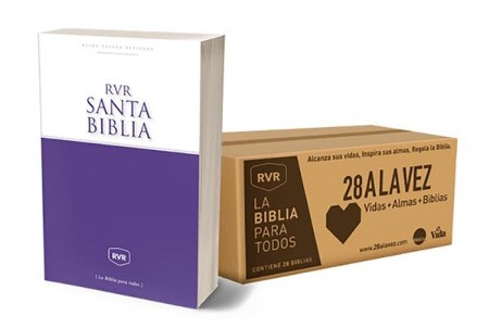 RVR77 Santa Biblia – Edición económica Paquete de 28