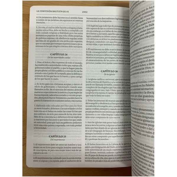 Lbla La Biblia de Estudio de la Reforma Símil Piel Ciruela - Image 6