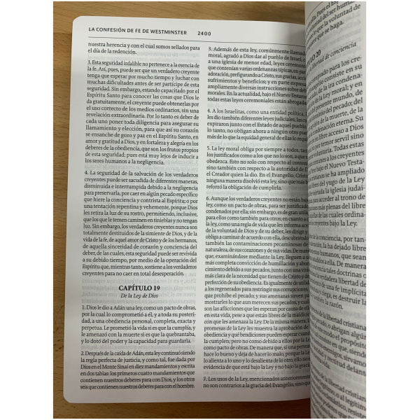 Lbla La Biblia de Estudio de la Reforma Símil Piel Ciruela - Image 5