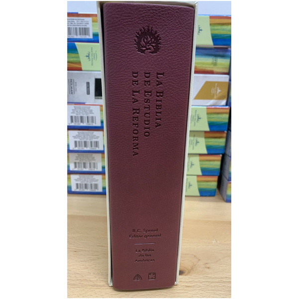 Lbla La Biblia de Estudio de la Reforma Símil Piel Ciruela - Image 4