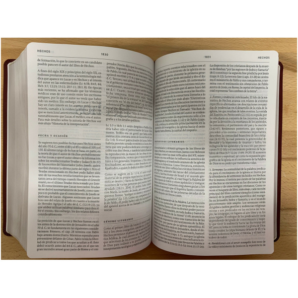 Lbla La Biblia de Estudio de la Reforma Símil Piel Ciruela - Image 9