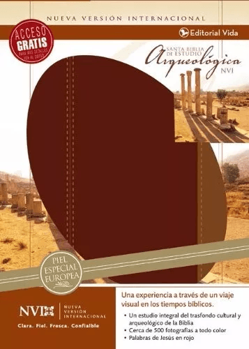 Santa Biblia De Estudio Arqueológica Nvi (piel Regenerada)