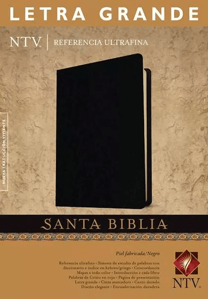 Santa Biblia Referencia Ultrafina Ntv Letra Grande , Piel