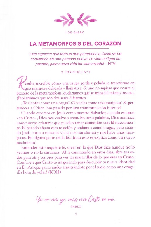 Un año con Dios: 365 devocionales para inspirar tu vida