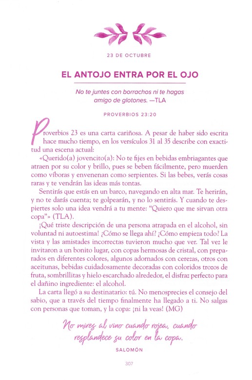 Un año con Dios: 365 devocionales para inspirar tu vida
