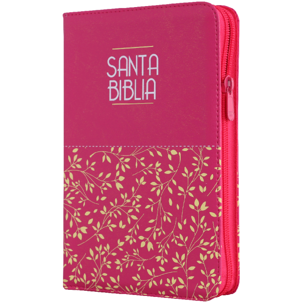 Biblia Rvr1960 Mediana Letra Grande Fucsia Hojitas Rvr065czl - Image 2