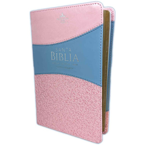 Biblia RVR1960 Rosa Y Azul Manual Cierre Índice 12.5pt 065PJR