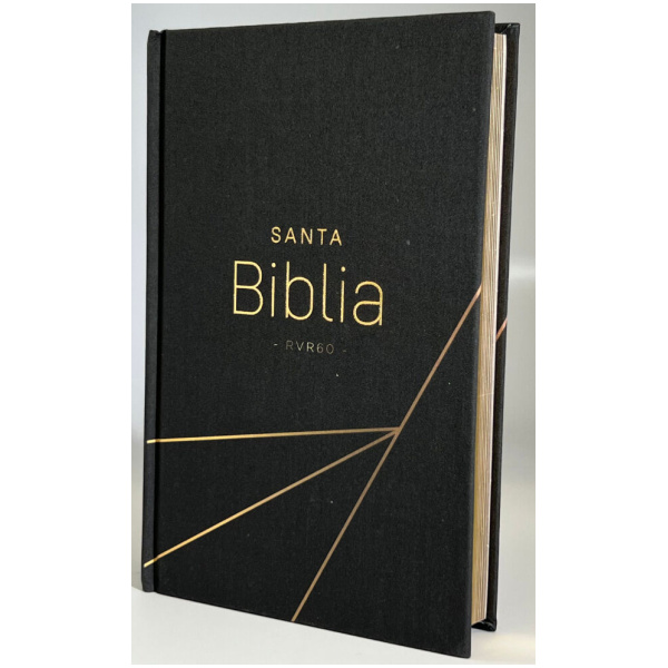 Biblia RVR1960 Manual Letra Grande Negro moderno Tapa Dura 12pt