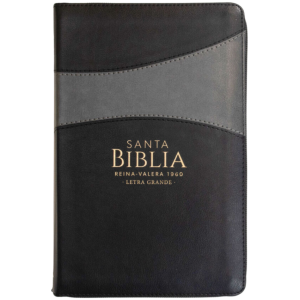 Biblia RVR1960 Clásica Bitono Negro Gris Cierre Índice 12.5pt 065PJR