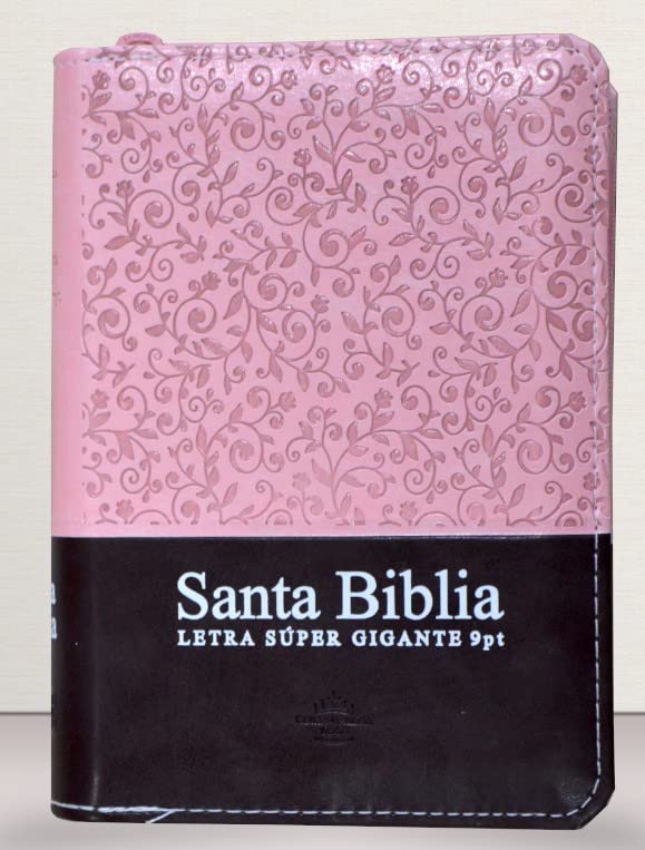 Biblia RVR1960 Bolsillo Marrón Rosa 9pt RVR26cLSGiPJRZTI