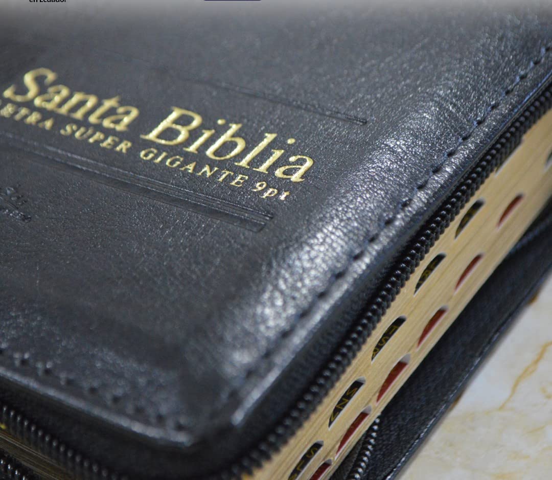 Biblia RVR1960 Bolsillo Negra Índice Cierre 9pt VR26cLSGiPJRZTI