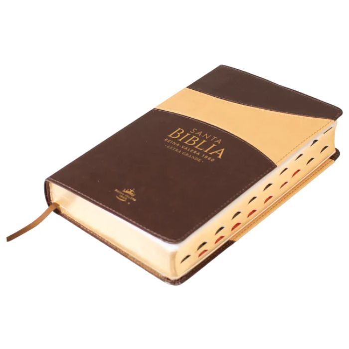 Biblia RVR1960 Duotono Café índice Letra Grande 12.5pt 065PJR
