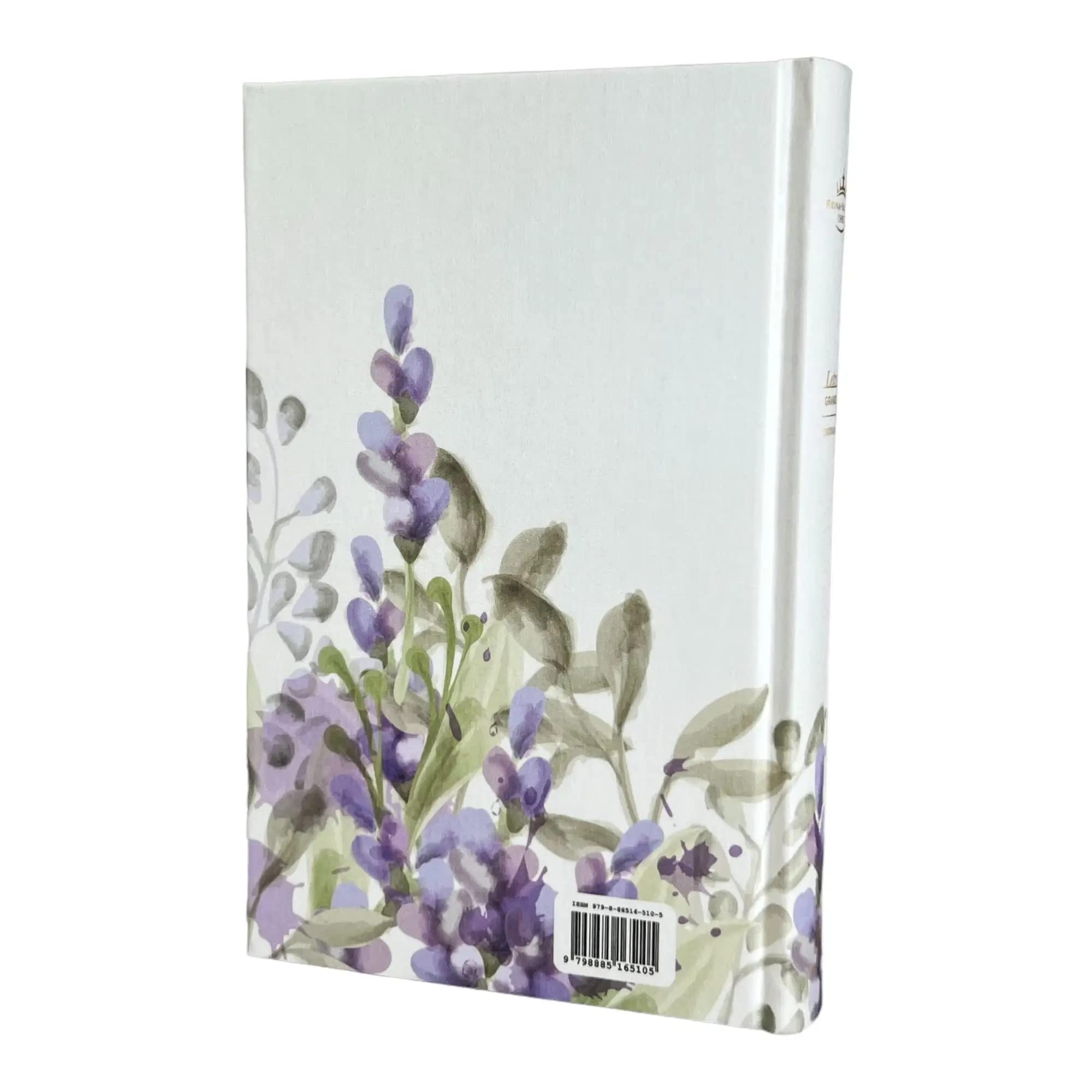 Biblia RVR1960 Letra Grande Tapa Dura Lavanda Índice 12pt
