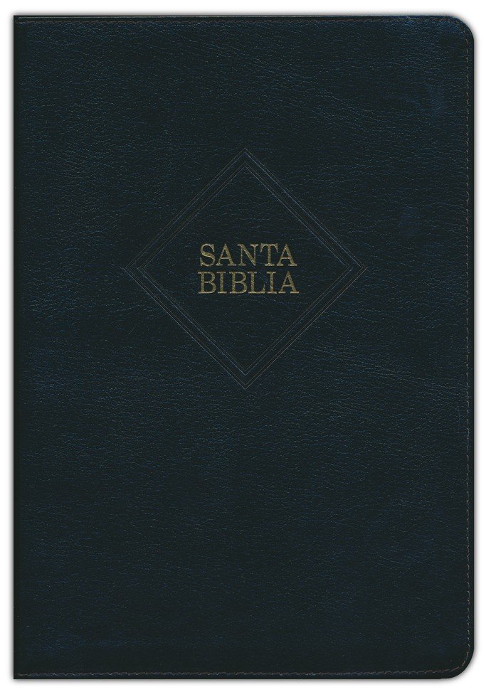 Biblia RVR1960 Letra Súper Gigante Negro Índice Cierre 17pt