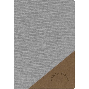 Biblia RVR1960 Letra Supergigante Edición 2023 Gris Símil Piel 17pt