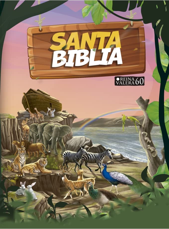 Biblia RVR1960 Para Niños Vinilo Con Cierre