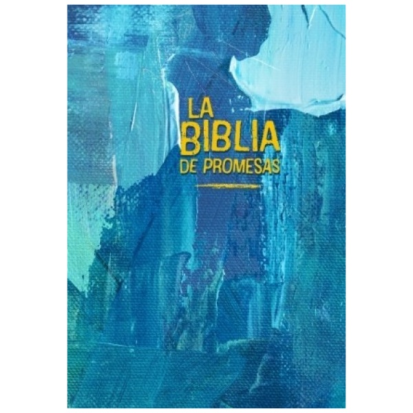 Biblia NVI De Promesas Tapa Dura Óleo Azul 10pt - Image 2