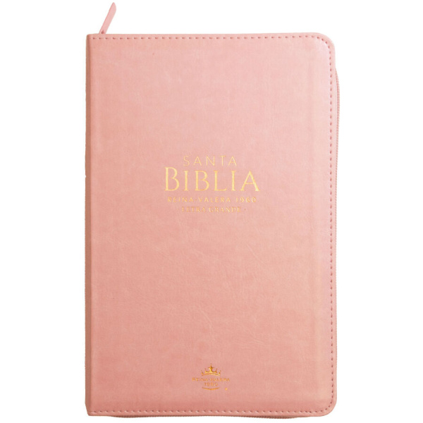 Biblia RVR1960 Manual Clásica Rosa Cierre Índice 12pt 065PJR